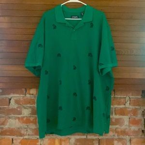 Chaps Men’s Polo with Bass Fish